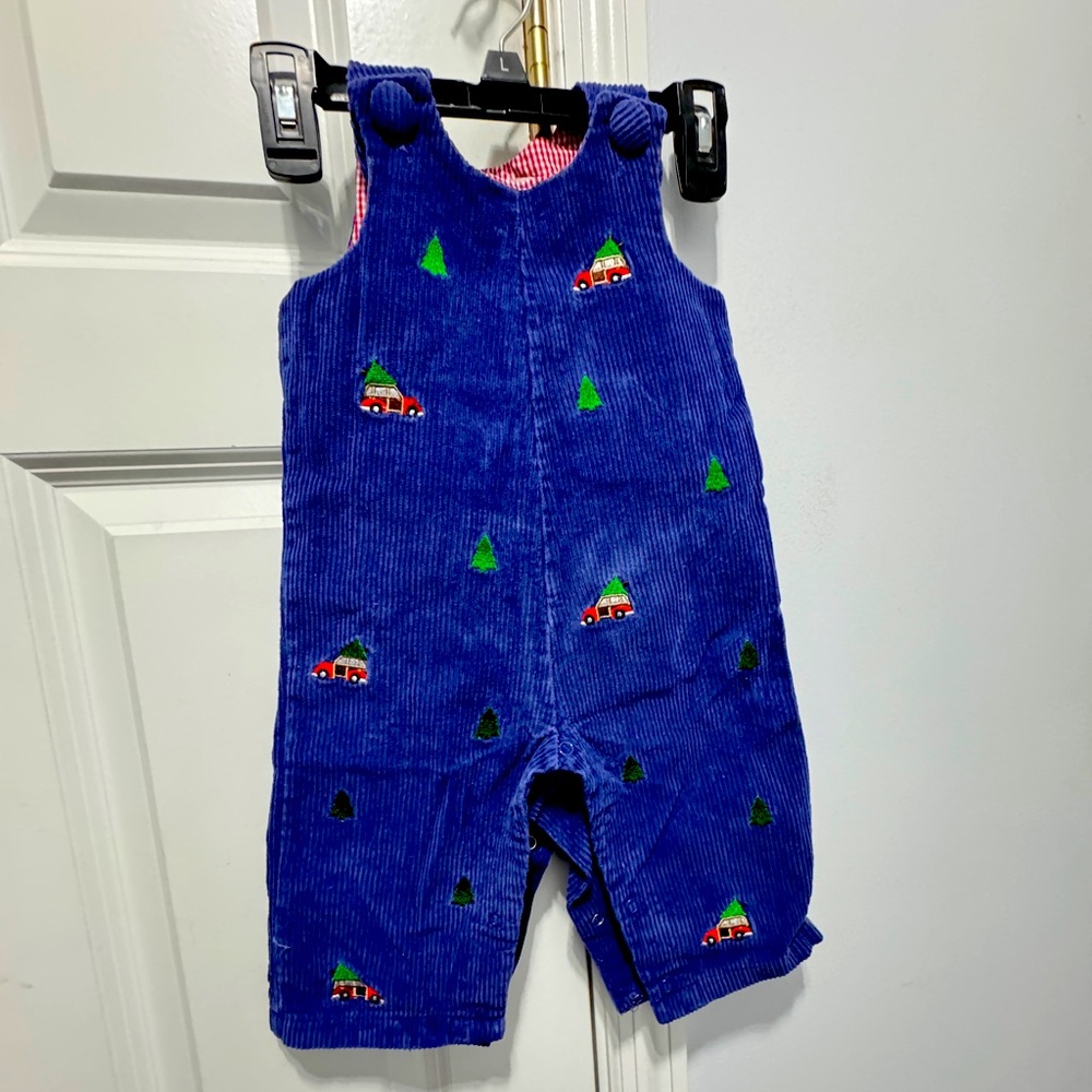 Mud pie size 9-12 months corduroy romper overall onsie